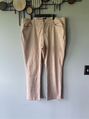 NYDJ Women's Beige Skinny Pants